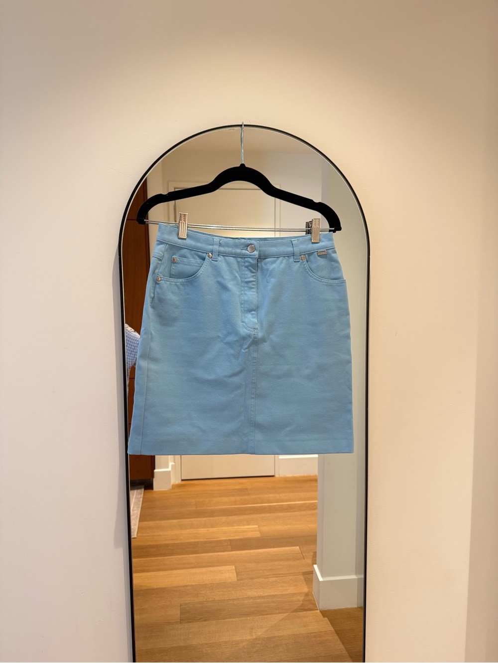 Vintage Escada Sport Blue Mini Skirt